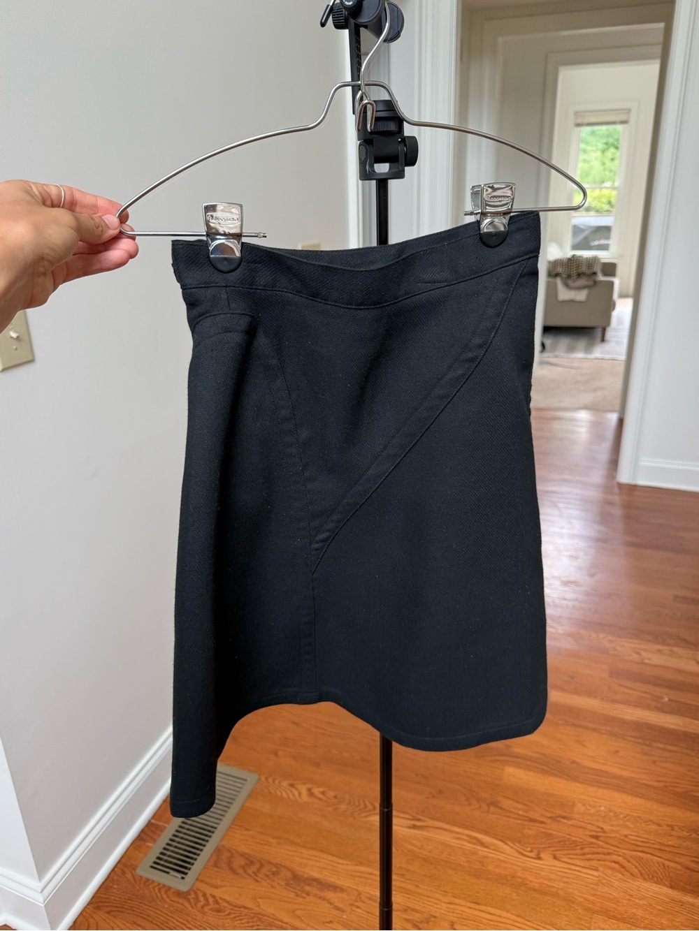 H&M Black Mini A-Line Skirt